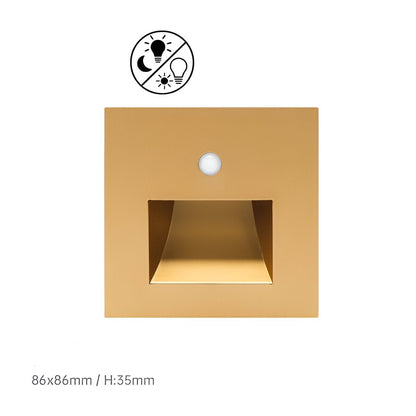 Motion Sensor Wall Light for Home Security and Outdoor Use - Energy Efficient