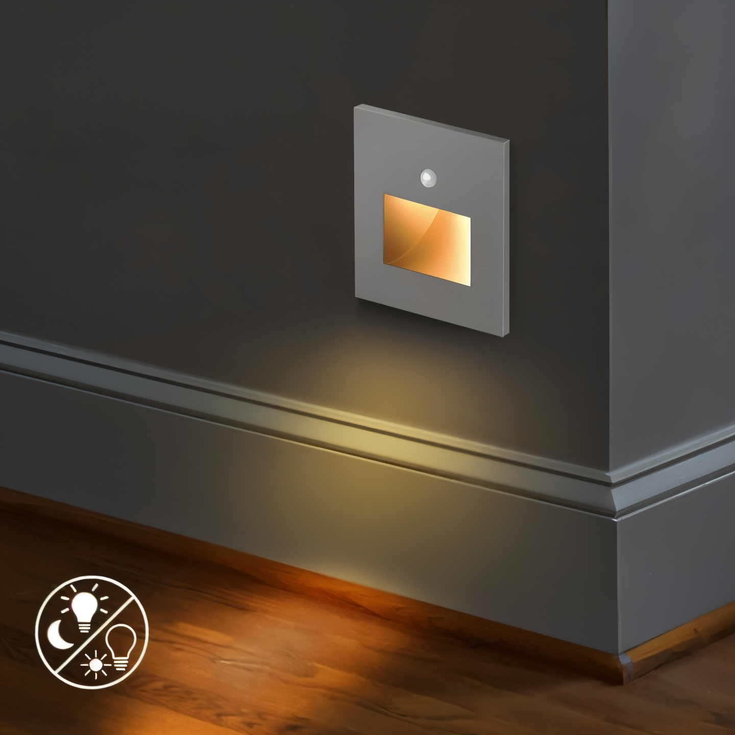 Motion Sensor Wall Light for Home Security and Outdoor Use - Energy Efficient