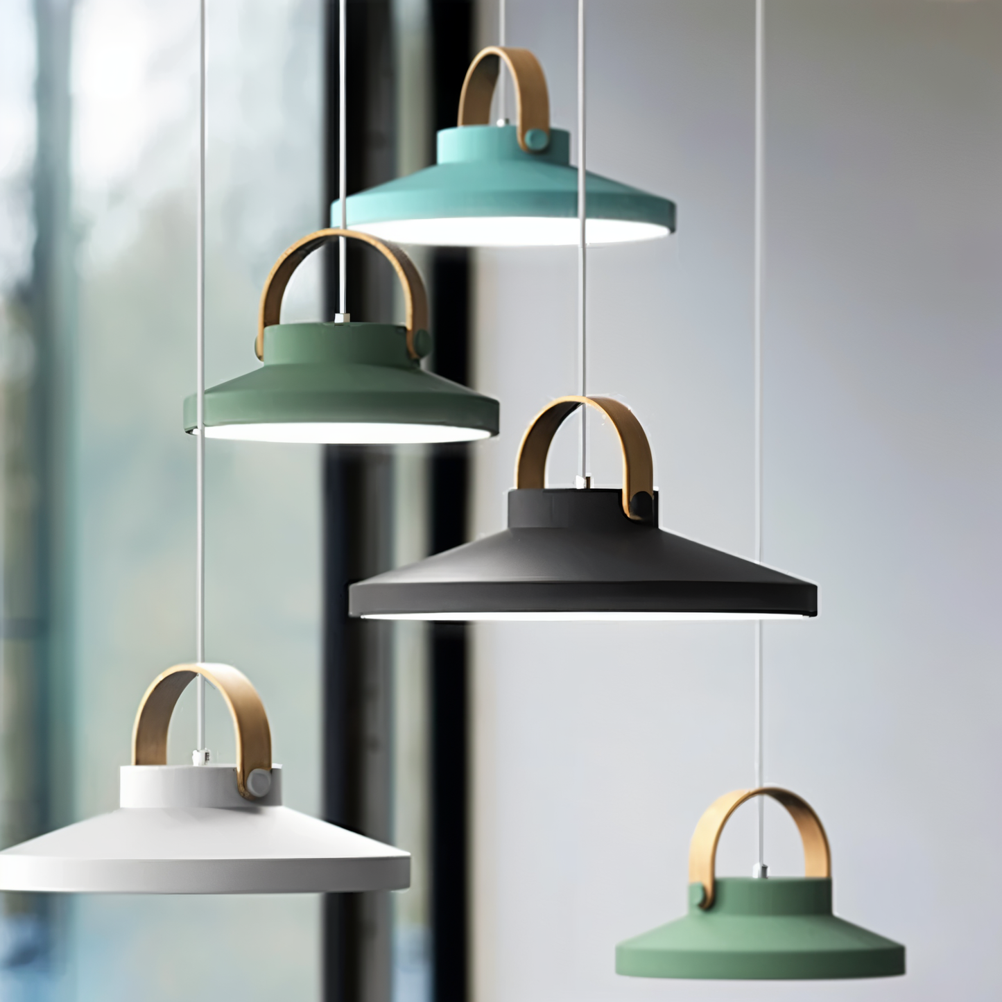 Nordic Pendant Light with Warm Tone for Home and Office Decor