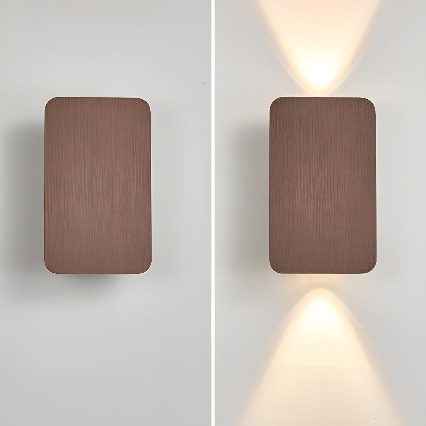 LED Wall Light - Mini Rectangular Minimalist Design for Home and Office