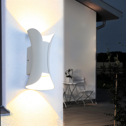 Waterproof LED Wall Light for Home and Office - Double-Head Design