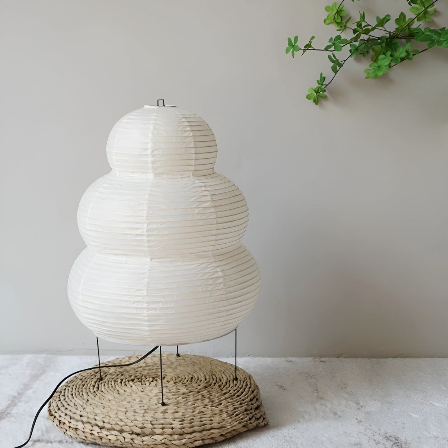 Rice Paper Floor Lamp for Cozy Home Ambiance and Stylish Decor