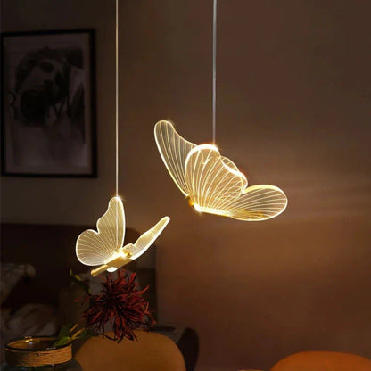 LED Butterfly Pendant Light - Elegant Home Decor for Modern Spaces