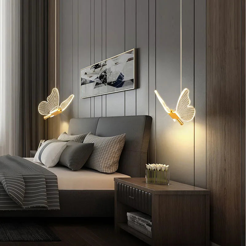 LED Butterfly Pendant Light - Elegant Home Decor for Modern Spaces