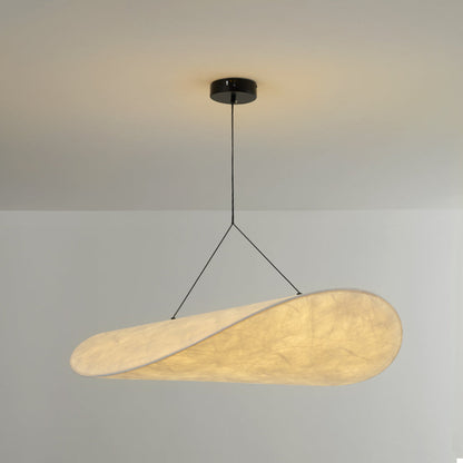 Modern LED Pendant Light - Metal & Synthetic Silk for Home & Office Decor