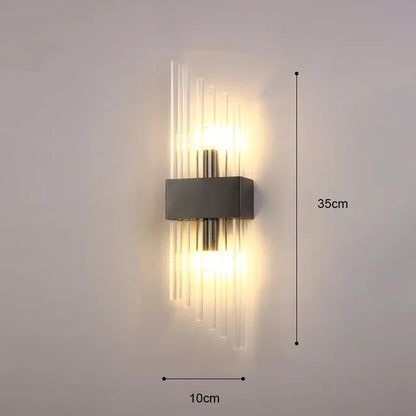 مصباح حائط LED - على الطراز النوردي للمنزل والمكتب، تصميم عصري وأنيق