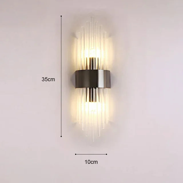 مصباح حائط LED - على الطراز النوردي للمنزل والمكتب، تصميم عصري وأنيق