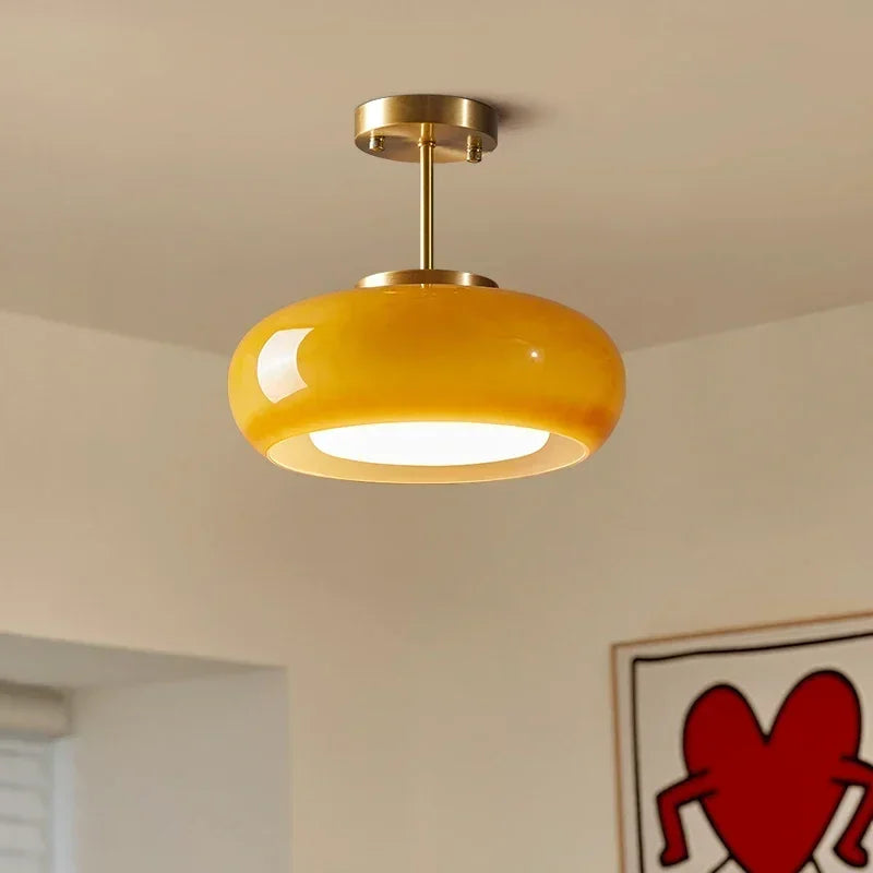 Modern LED Pendant Light - Stylish Glass Fixture for Home & Office