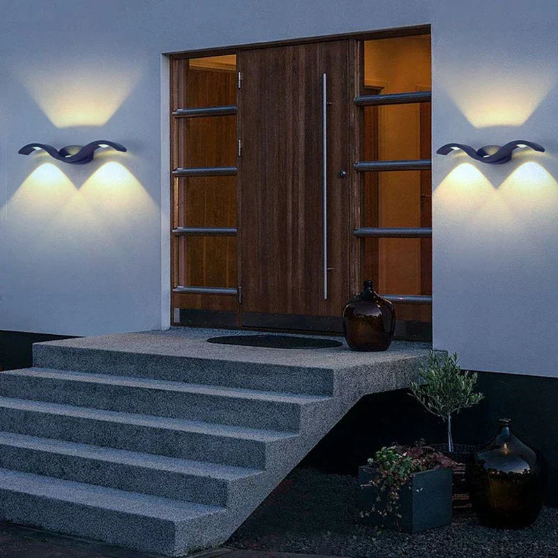 LED Outdoor Wall Light for Elegant Home and Garden Illumination