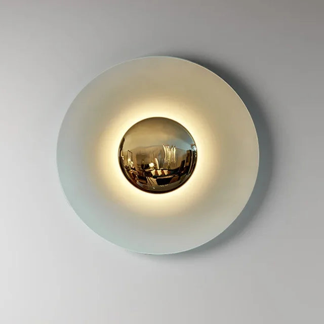 LED Wall Lamp Contemporary Round Design for Home and Office Lighting