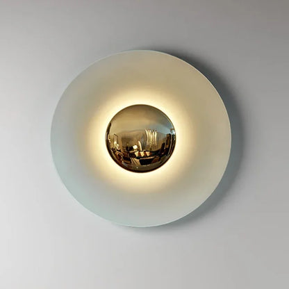 LED Wall Lamp Contemporary Round Design for Home and Office Lighting