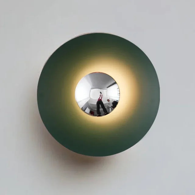 LED Wall Lamp Contemporary Round Design for Home and Office Lighting