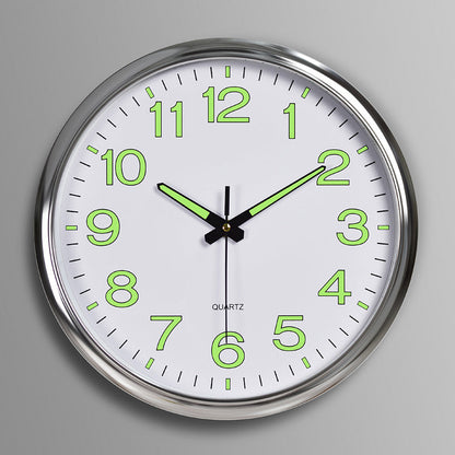 Illuminated Wall Clock for Home and Office - Modern Design, Easy Readability