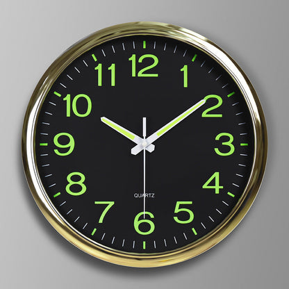 Illuminated Wall Clock for Home and Office - Modern Design, Easy Readability