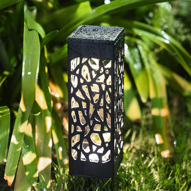 Solar Garden Lamp with Sensor and Waterproof Design for Outdoor Use