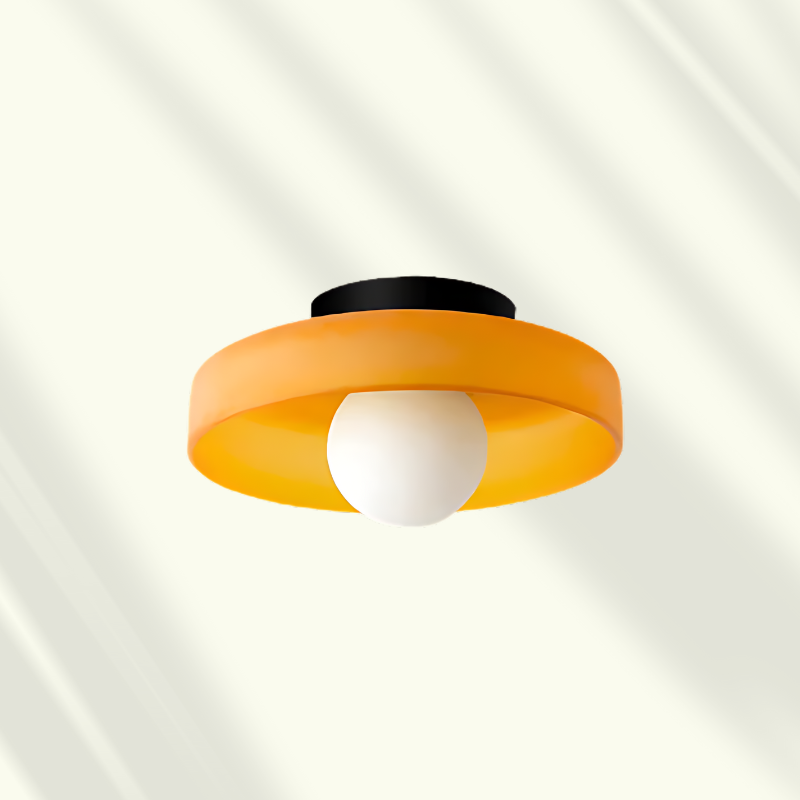 LED Ceiling Light Fixture - Modern Round Design for Home and Office Lighting