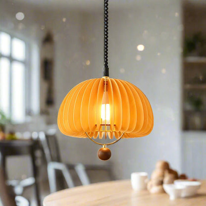 Adjustable Pendant Light for Home Decor | Stylish Pumpkin Design