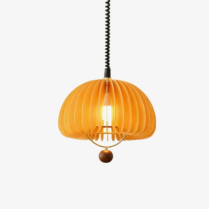 Adjustable Pendant Light for Home Decor | Stylish Pumpkin Design