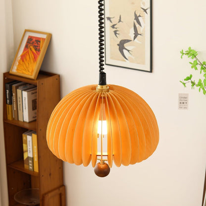 Adjustable Pendant Light for Home Decor | Stylish Pumpkin Design