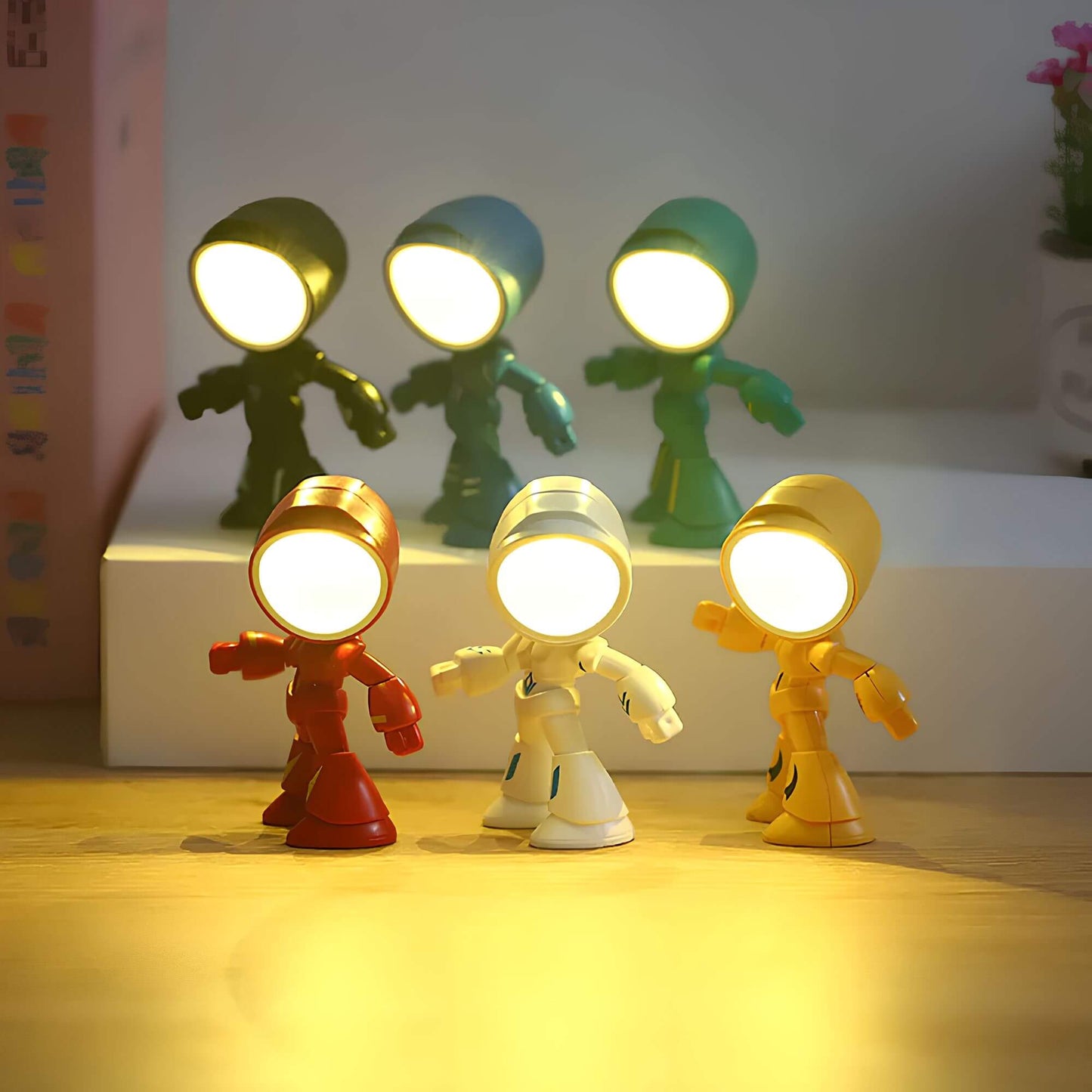 Robot Table Lamp for Kids - Fun, Stylish, and Safe Lighting for Home