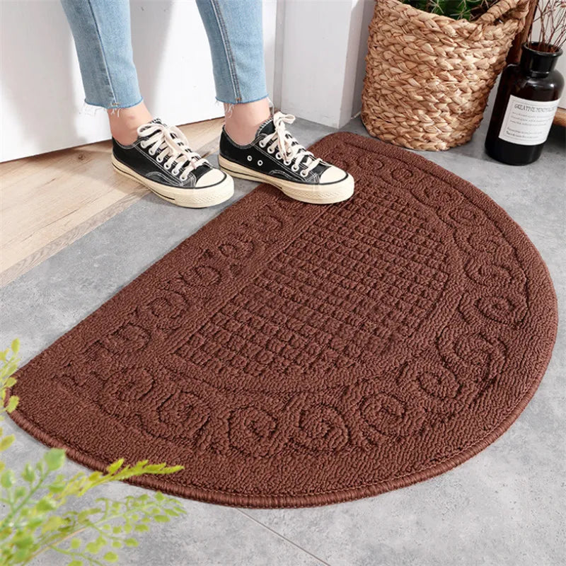 Half-Moon Doormat for Home Entryway | Elegant Design & Durable Material