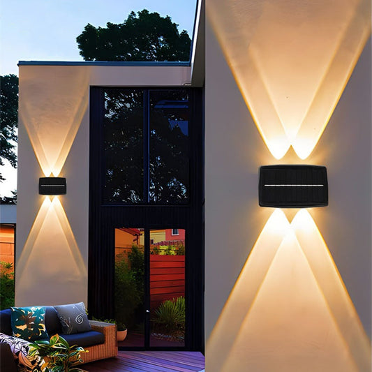 Waterproof Solar LED Wall Light for Eco-Friendly Garden Illumination