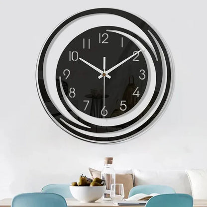 Scandinavian Wall Clock Silent Mechanism for Home and Office Decor