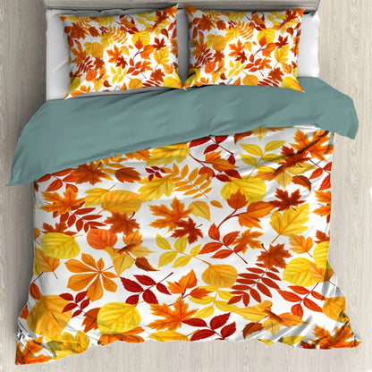 Cozy Cotton Duvet Cover Set – Autumn Bedding for Comfortable Home Decor