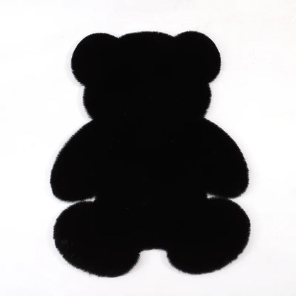 Children's Play Rug – Bear-Shaped Soft Floor Mat for Kids' Room Decor