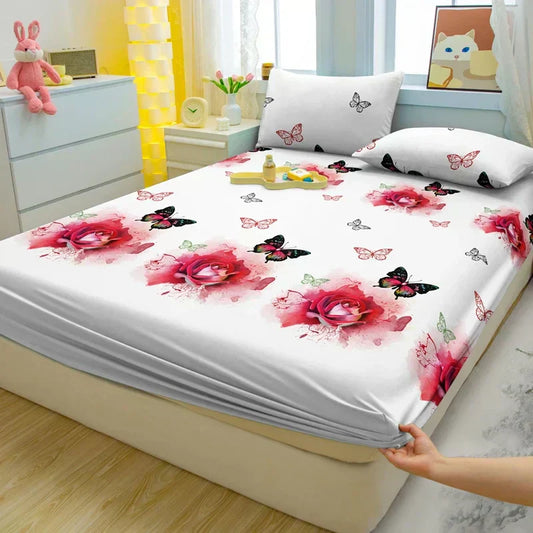 Soft Cotton Bed Sheets – Premium Bedding Set for Ultimate Comfort & Style