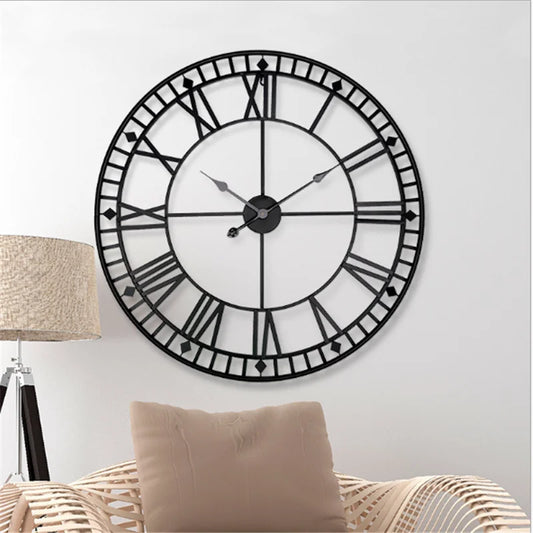 Metal Wall Clock Classic Design for Home and Office Decor