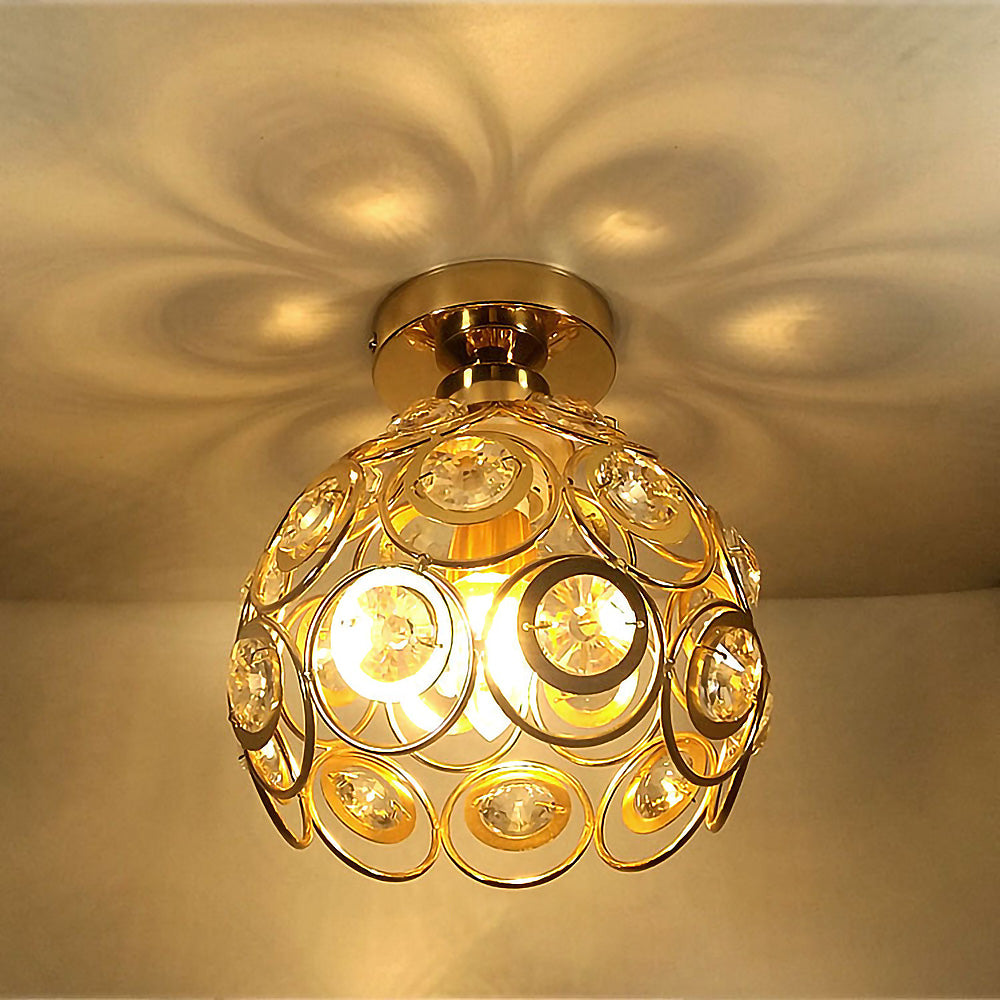 Elegant Crystal Ceiling Light for Stylish Home and Office Decor