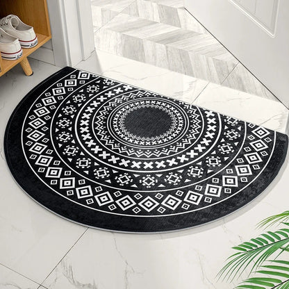 Half-Round Entrance Mat for Home and Office | Durable, Stylish, Non-Slip