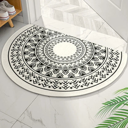 Half-Round Entrance Mat for Home and Office | Durable, Stylish, Non-Slip