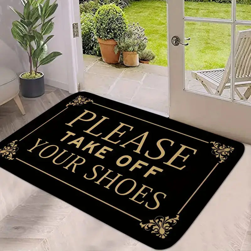 Stylish Welcome Mat for Home Entryway - Durable, Non-Slip Design