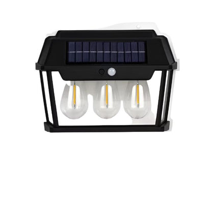 Retro Solar Outdoor Motion Sensor Light for Garden and Patio Illumination