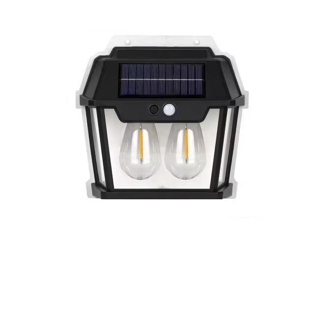 Retro Solar Outdoor Motion Sensor Light for Garden and Patio Illumination