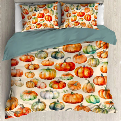 Cozy Cotton Duvet Cover Set – Autumn Bedding for Comfortable Home Decor