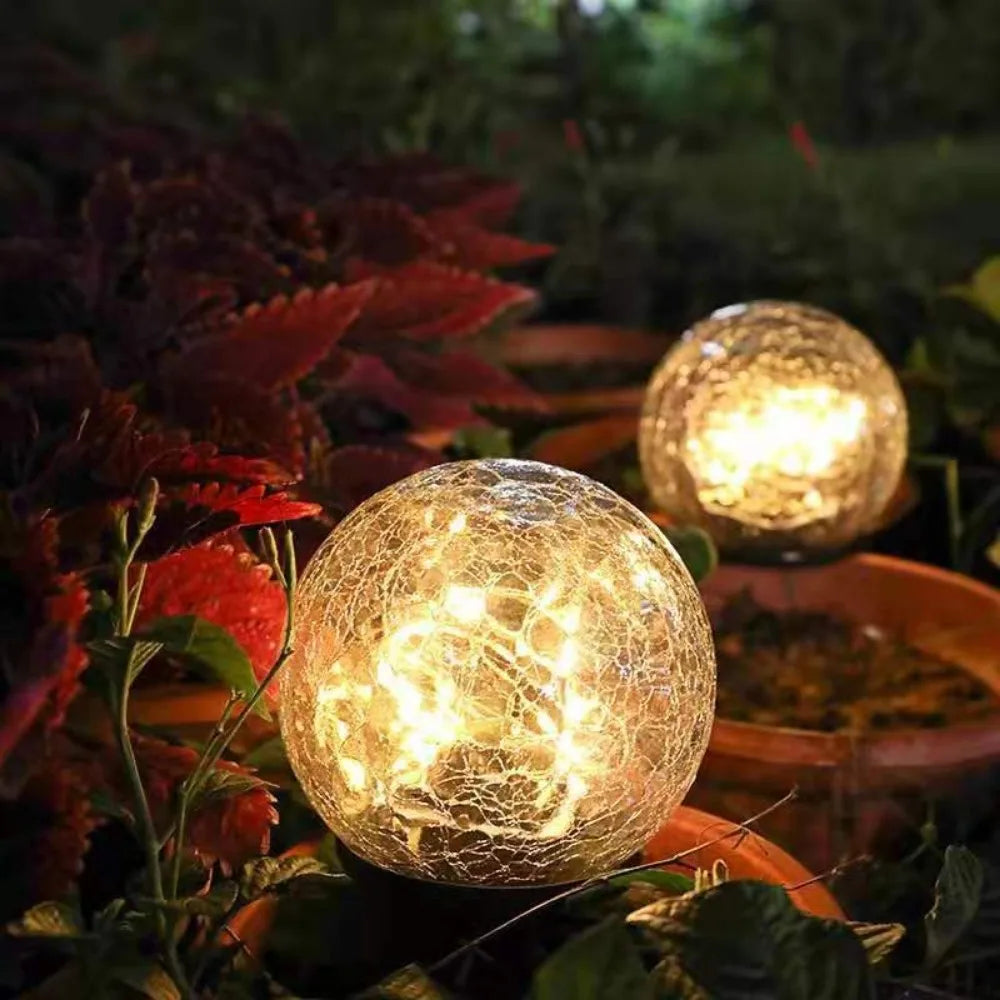 Solar Garden Lamp for Elegant Outdoor Lighting and Atmosphere Enhancement