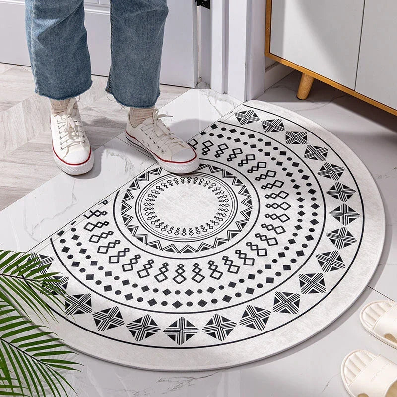 Half-Round Entrance Mat for Home and Office | Durable, Stylish, Non-Slip