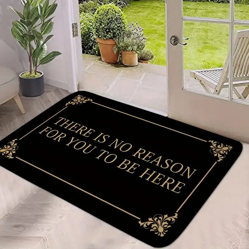 Stylish Welcome Mat for Home Entryway - Durable, Non-Slip Design