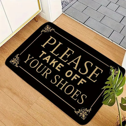 Stylish Welcome Mat for Home Entryway - Durable, Non-Slip Design