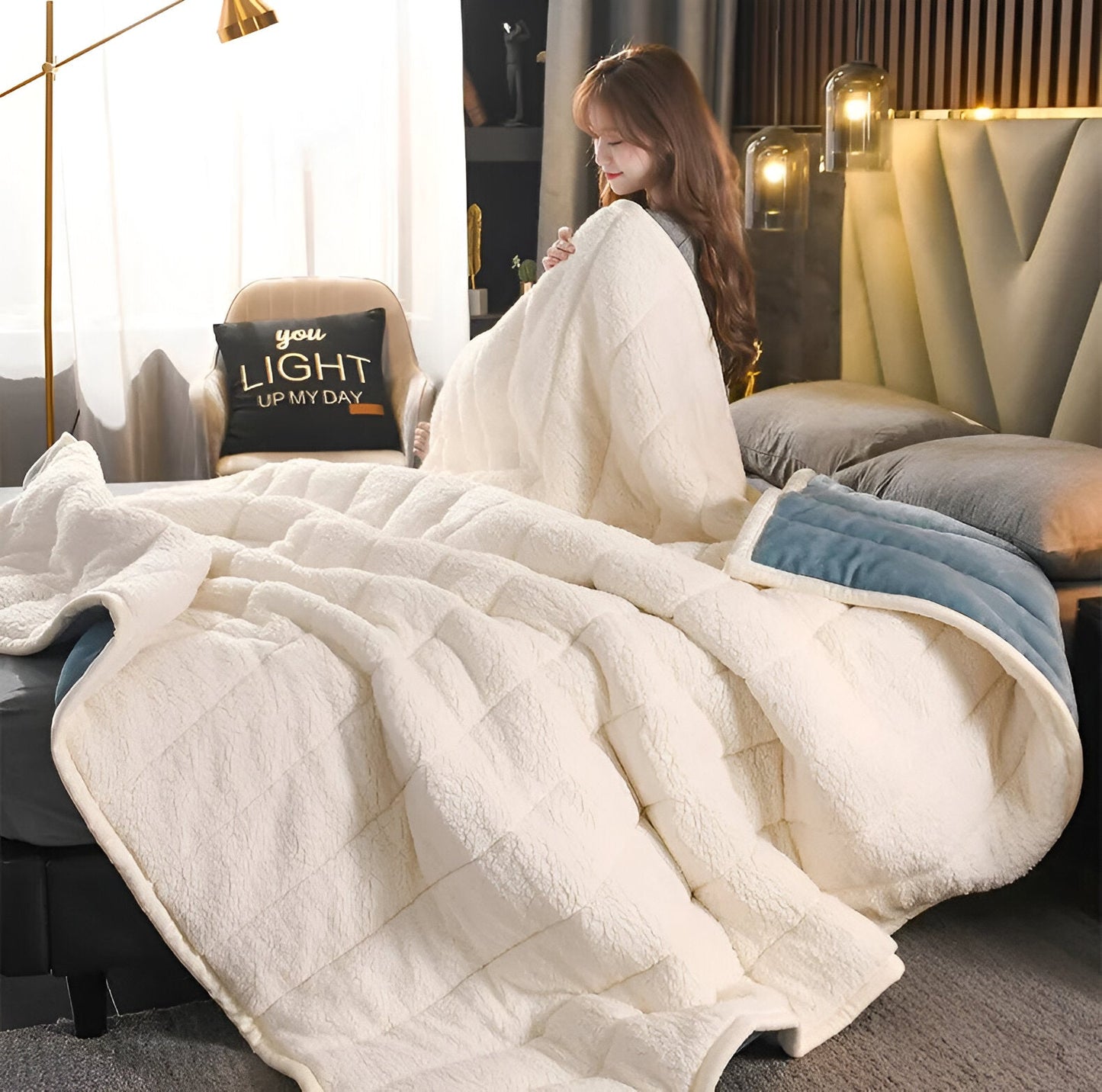 Ultra Soft Fleece Blanket for Cozy Comfort at Home and Office