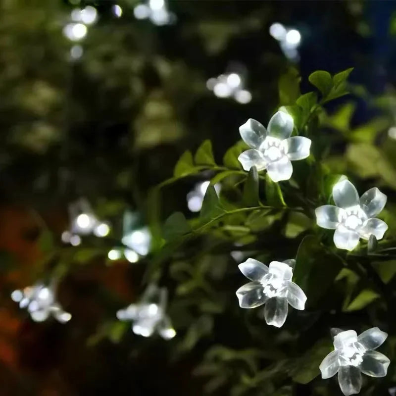 Solar Garden Lights - Charming Flower Shaped Outdoor Decor for Home