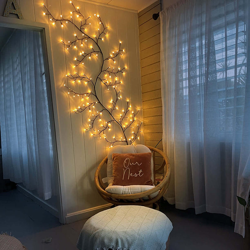 LED Decorative Tree Wall Light for Home and Office - Sparkling Design