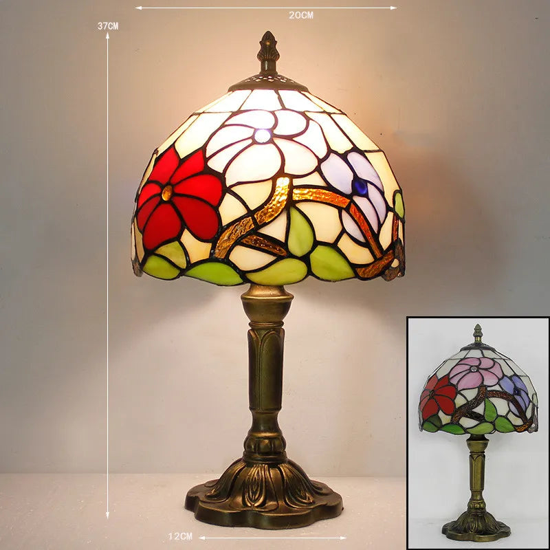 Tiffany Style Table Lamp for Home Decor – Elegant Stained Glass Lighting