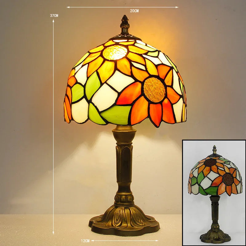 Tiffany Style Table Lamp for Home Decor – Elegant Stained Glass Lighting