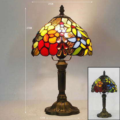 Tiffany Style Table Lamp for Home Decor – Elegant Stained Glass Lighting