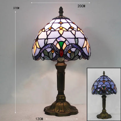 Tiffany Style Table Lamp for Home Decor – Elegant Stained Glass Lighting