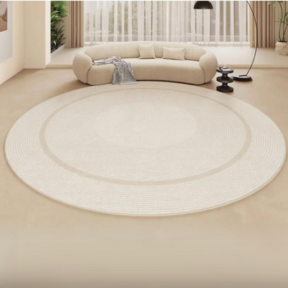 Soft Plush Round Rug for Home Decor - Elegant, Cozy, and Versatile